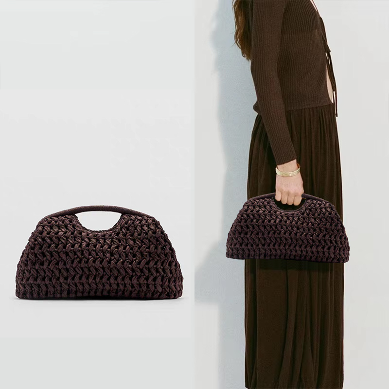Women'S Bags Holiday - Spain Natural Fiber Clutch Bag Beach