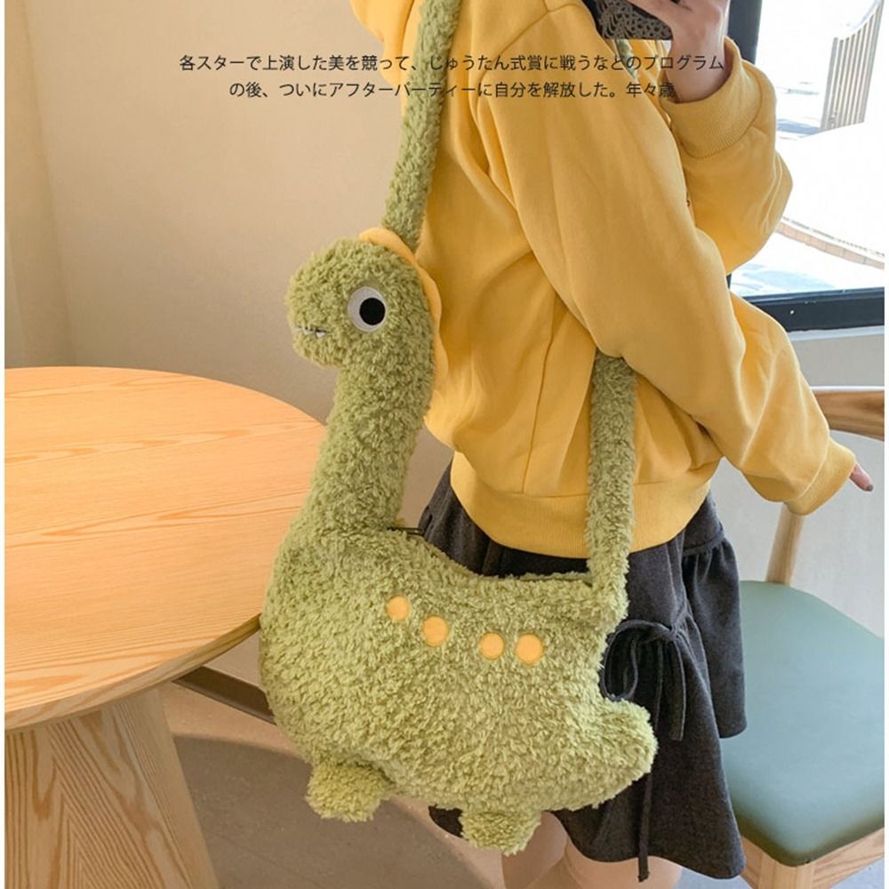 Women'S Bags Holiday - Portable Zipper Long Neck Dinosaur Bag