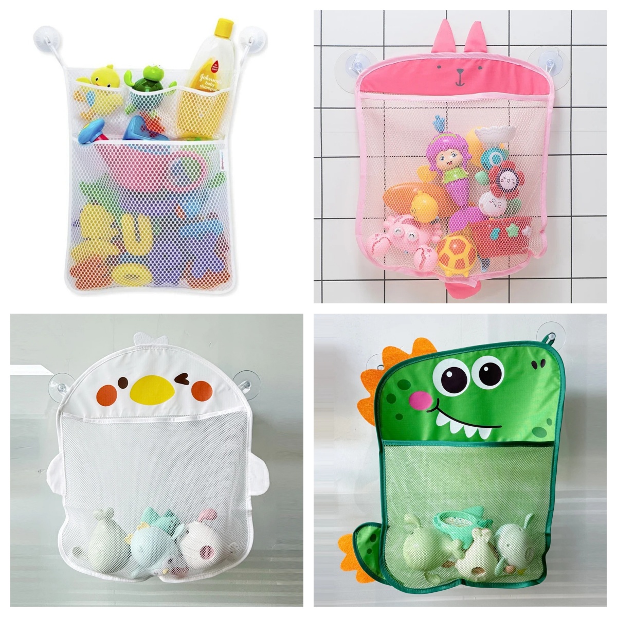 Mesh Net Bag - Baby Bathroom Mesh Bag Cartoon Animal