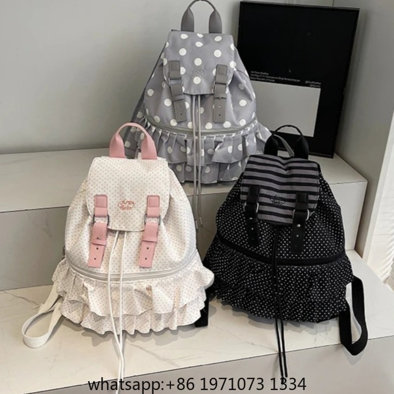 Ruffles Spliced Mochilas Mujer - Women'S Bags Holiday review and price