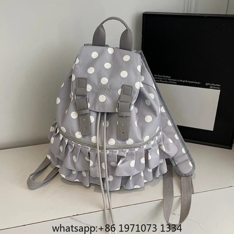 Ruffles Spliced Mochilas Mujer - Women'S Bags Holiday review and price