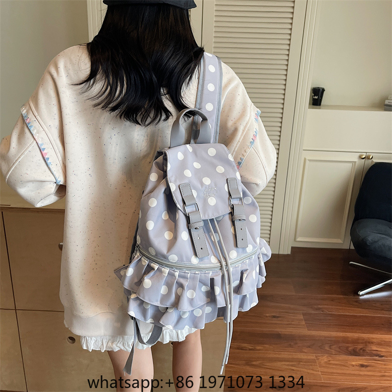 Ruffles Spliced Mochilas Mujer - Women'S Bags Holiday review and price