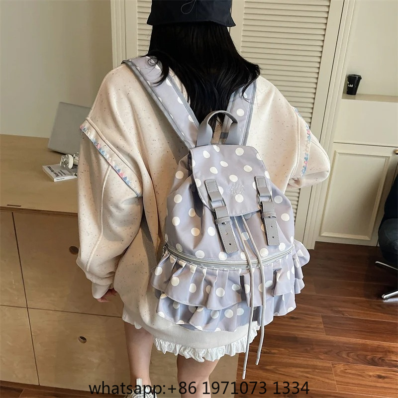 Ruffles Spliced Mochilas Mujer - Women'S Bags Holiday review and price
