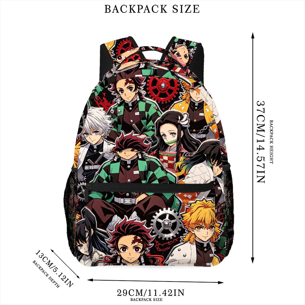 Demon Slayer Anime Backpack Ta - Mesh Net Bag review and price