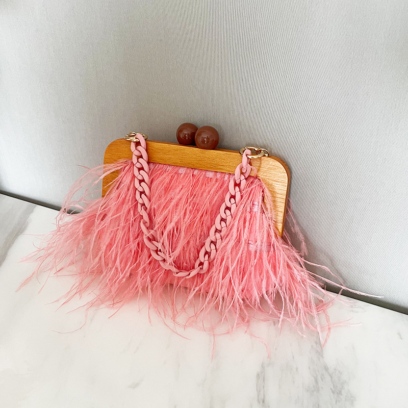 New Luxury Ostrich Feather Eve - Women'S Bags Holiday review and price