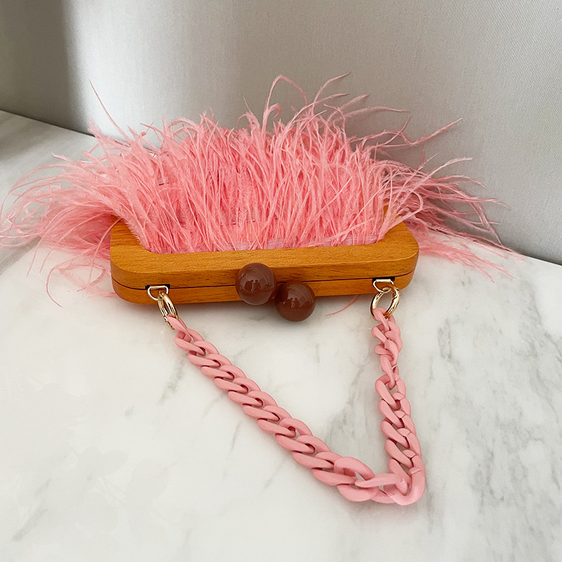 New Luxury Ostrich Feather Eve - Women'S Bags Holiday review and price