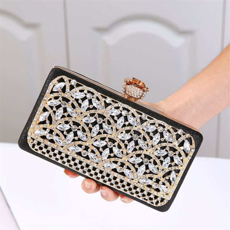 Luxury Diamond Metal Frame Eve - Women Bags Dubai review and price