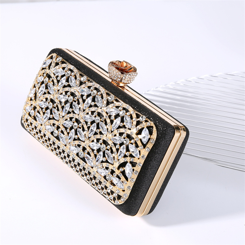 Luxury Diamond Metal Frame Eve - Women Bags Dubai review and price