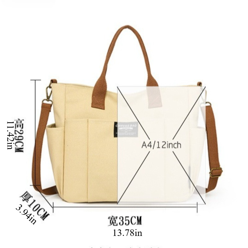 Large Canvas Tote Bag for Wome - Shopper Tote Canvas review and price