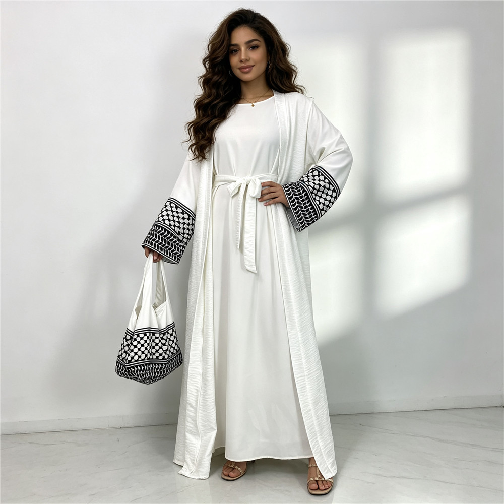 Eid Ramadan Open Front Abaya W - Women Bags Dubai review and price