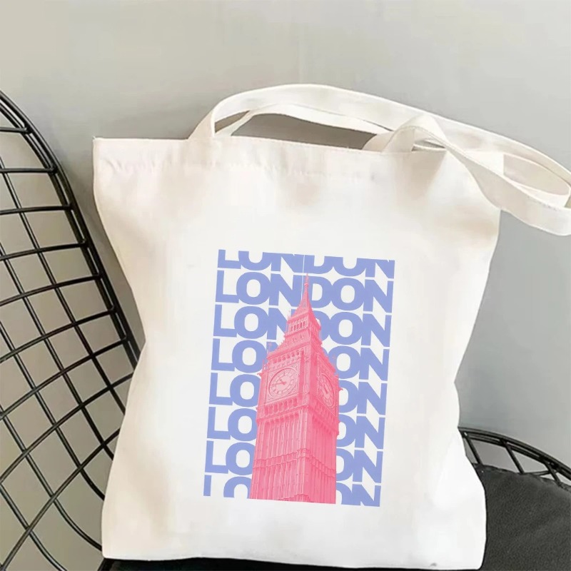 Chicago London Eiffel Tower Gr - Shopper Tote Canvas review and price