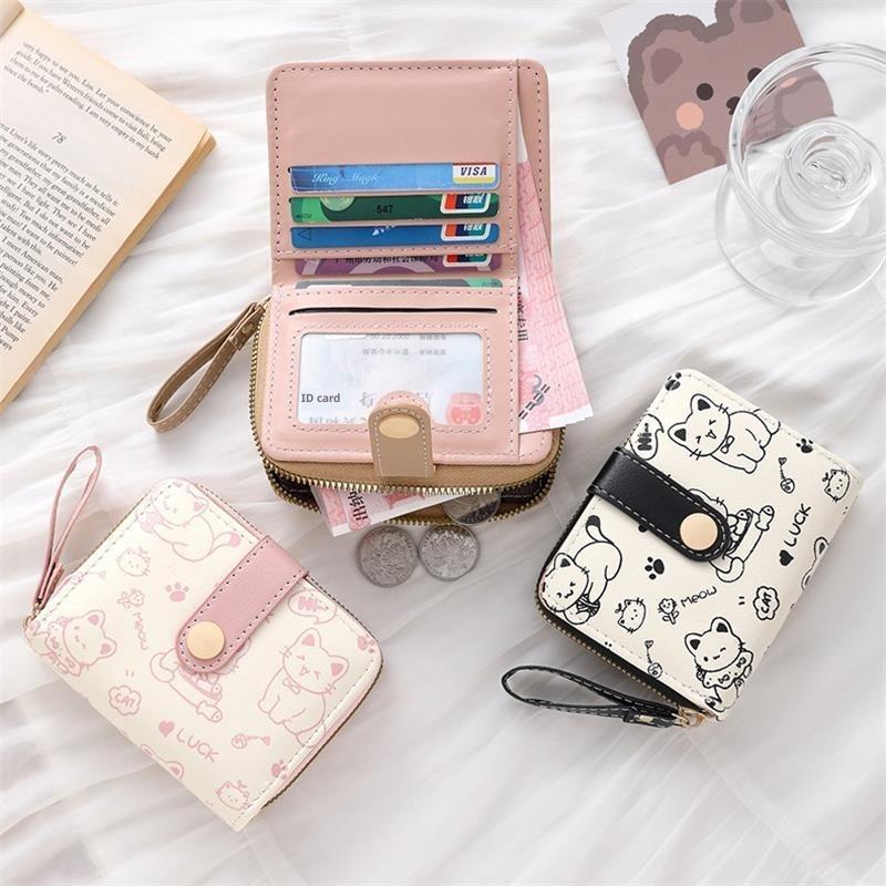 Cute Cat PU Leather Coin Purse - Women Bags Flipkart review and price