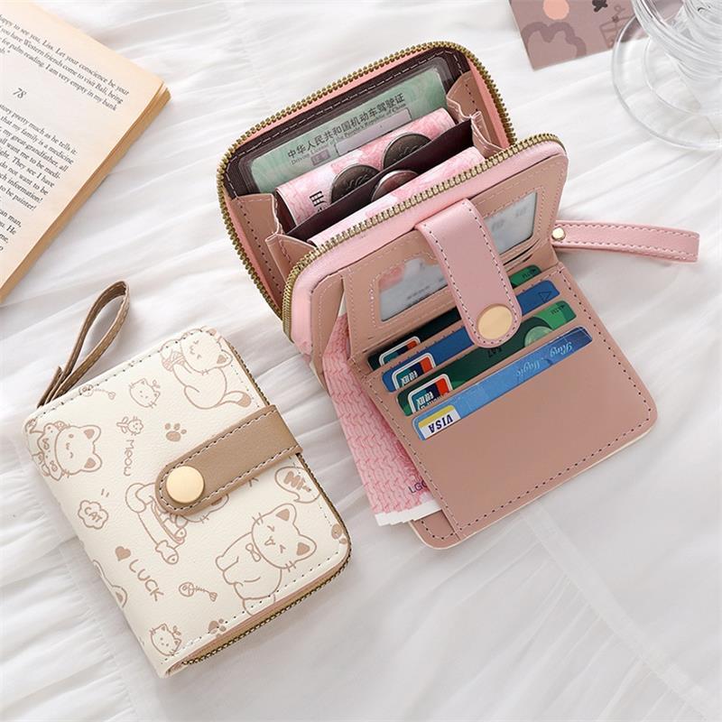 Cute Cat PU Leather Coin Purse - Women Bags Flipkart review and price