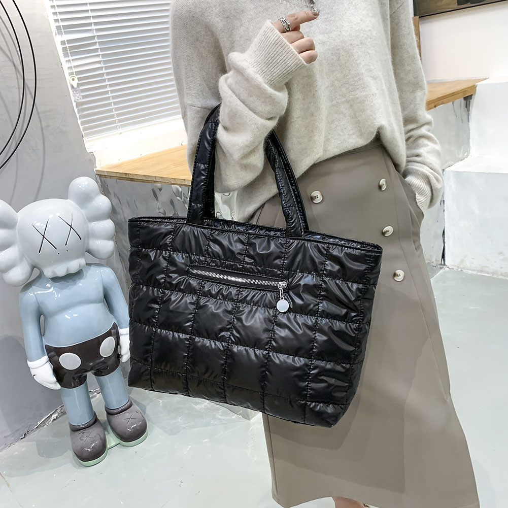 Puffer Bag Tote Purse with Zip - Women Bags For Office Use review and price