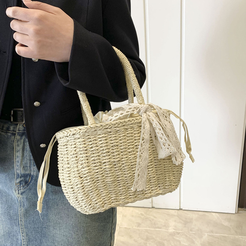Women Straw Woven Drawstring H - Women'S Bags Holiday review and price