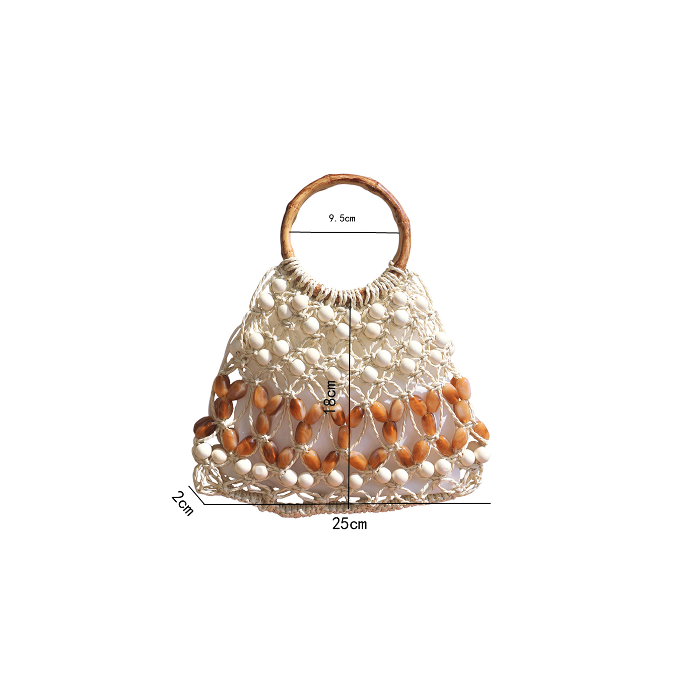 Vintage Bamboo Ring Handle Bea - Women'S Bags Holiday review and price