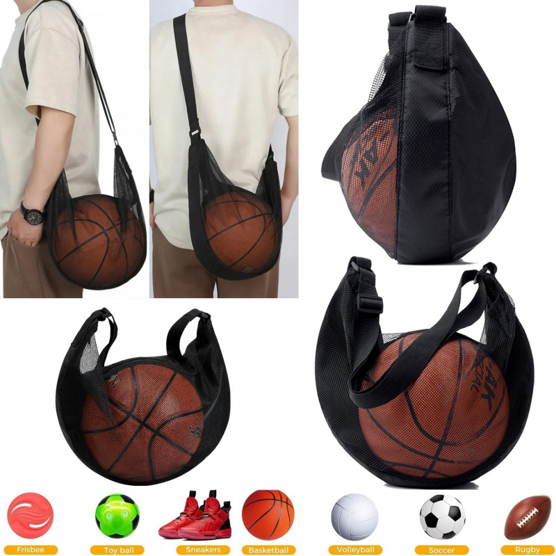 1/2pcs Mesh Single Ball Storag - Mesh Net Bag review and price